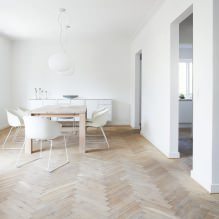 Parquet en el interior: tipos, elección de colores, métodos de instalación, 70 fotos-2