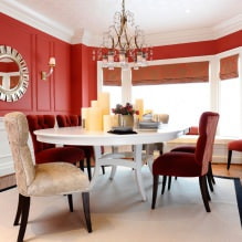 Color rojo en el interior: valor, combinación, estilos, decoración, muebles (80 fotos) -0