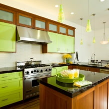 Color verde claro en el interior: combinaciones, elección de estilo, decoración y muebles (65 fotos) -4