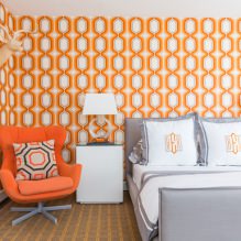 Color naranja en el interior: significado, características de diseño, estilos, 60 fotos-13