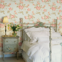 Provence style wallpaper: 60+ maginhawang mga pagpipilian sa disenyo, larawan at ideya-5