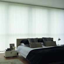 Vertical blinds: larawan, konstruksyon, mga uri, materyales, disenyo, kulay-0