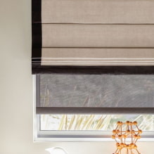 Cortinas dobles: tipos, tejidos, diseño, estampados, decoración, combinación y selección de colores-1