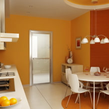 Color de la pared en la cocina: consejos para elegir, los colores más populares, combinación con un auricular-7