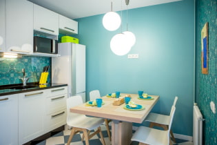 Color de la pared en la cocina: consejos para elegir, los colores más populares, combinación con los auriculares.