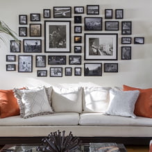 Decoración de paredes con fotografías: diseño, ubicación, tema, foto en el interior de las habitaciones-4