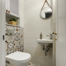 Azulejos de baño: diseño, fotos, consejos para elegir, tipos, colores, formas, ejemplos de diseño-3