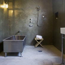 Baño tipo loft: elección de acabados, colores, muebles, fontanería y decoración-5