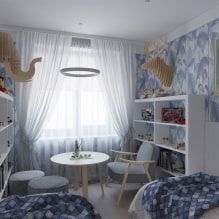 Habitación infantil para dos niños: zonificación, distribución, diseño, decoración, mobiliario-6