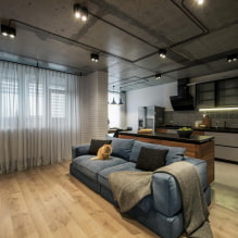 Diseño de apartamento de 50 metros cuadrados. m. - fotos del interior, diseño, estilos-1