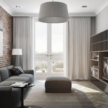 Diseño de apartamento de 50 metros cuadrados. m.- foto del interior, diseño, estilos-4