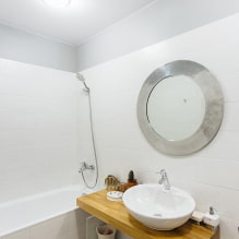 Baño blanco: diseño, combinaciones, decoración, fontanería, mobiliario y decoración-1