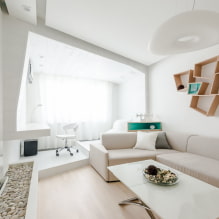 Diseño de apartamento de 70 metros cuadrados. m.- ideas de arreglos, fotos en el interior de las habitaciones-4