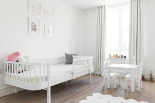 Habitación infantil en blanco: combinaciones, elección de estilo, decoración, mobiliario y decoración