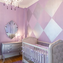 Habitación infantil lila y morada: características y consejos de diseño-5