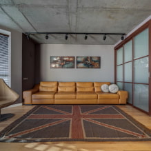 ¿Cómo decorar el interior de una sala de estar estilo loft? -1