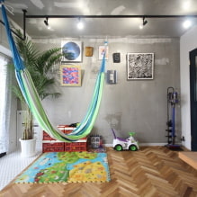 Guardería estilo loft: características de diseño, foto en el interior de la habitación 8