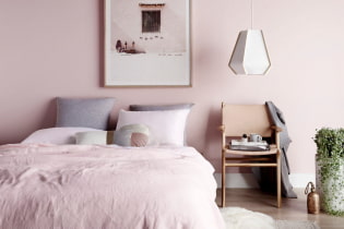 Dormitorio rosa: características de diseño, hermosas combinaciones, fotos reales.