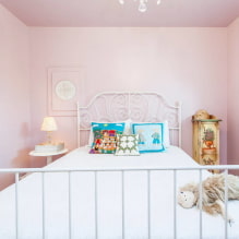 Dormitorio rosa: características de diseño, hermosas combinaciones, fotos reales-1