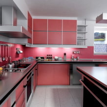 Cocina rosa: una selección de fotos, combinaciones exitosas e ideas de diseño-1