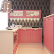 Cocina rosa: una selección de fotos, combinaciones exitosas e ideas de diseño-5