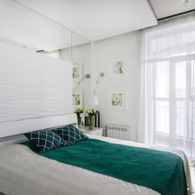 Dormitorio en tonos blancos: foto en el interior, ejemplos de diseño-6