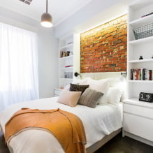 Dormitorio en tonos blancos: foto en el interior, ejemplos de diseño-7