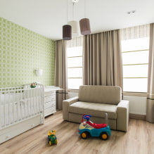 Habitación infantil para un recién nacido: ideas de diseño de interiores, foto-7