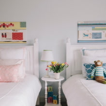 Habitación infantil para niños de diferentes sexos: zonificación, foto en el interior-4