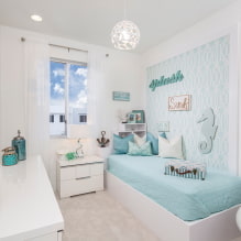 Habitación infantil en estilo marino: fotos, ejemplos para un niño y una niña-4