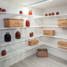 Mga pantry shelf: mga tampok at sunud-sunod na mga tagubilin sa pagmamanupaktura-0