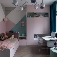 Características del diseño de una habitación para niños de 12 metros cuadrados m-3.