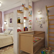 Ideas y consejos para decorar un dormitorio y una guardería en una habitación-4