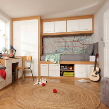 Diseño de una habitación infantil para un estudiante (44 fotos en el interior) -1