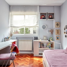 Diseño de una habitación infantil para un estudiante (44 fotos en el interior) -6