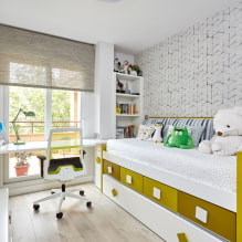 Diseño de una habitación infantil para un estudiante (44 fotos en el interior) -8