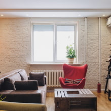 ¿Cómo decorar correctamente un interior de estilo loft en Jruschov? -5