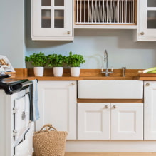 Diseño de cocina con encimera de madera-4