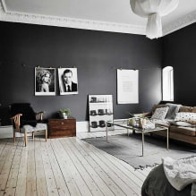 ¿Cómo decorar un interior en negro? -0