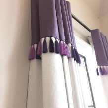 ¿Cómo decorar cortinas con tus propias manos? -2