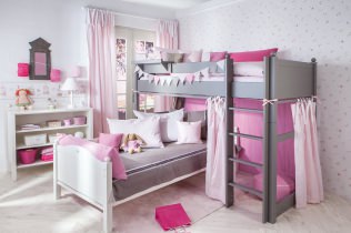 Habitación infantil en rosa