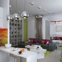 Diseño interior de un apartamento tipo estudio de 47 m2. m-6