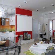 Diseño interior de un apartamento tipo estudio de 47 m2. m-3