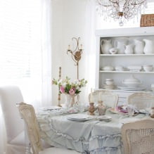 Shabby chic en el interior: descripción del estilo, elección de colores, acabados, muebles y decoración-3