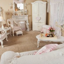 Shabby chic en el interior: descripción del estilo, elección de colores, acabados, muebles y decoración-11