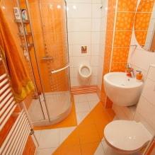 Diseño de baño naranja-16