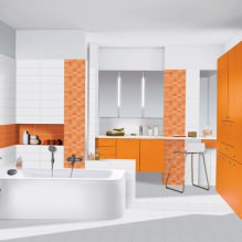 Diseño de baño naranja-10