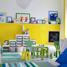 Habitación infantil en tonos amarillos-20