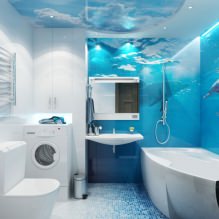 Diseño de baño en tonos azules-8