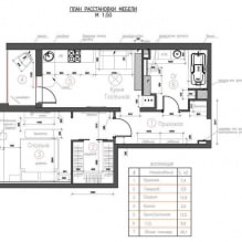 Proyekto sa disenyo ng apartment na 48 sq. m-1